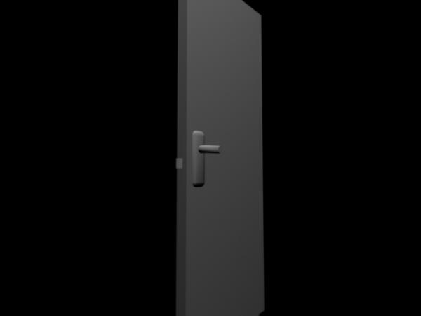 La porte en chantier...